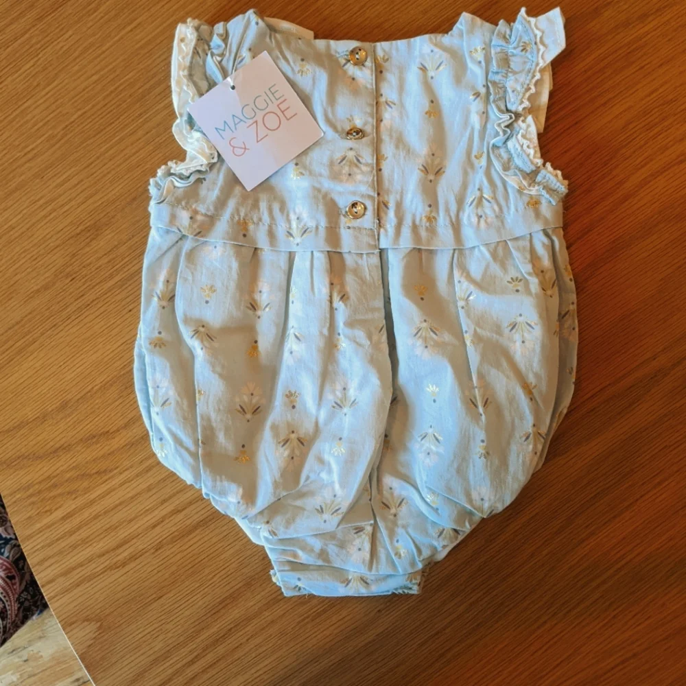 NWT Maggie & Zoe romper 3-6m - Picture 3 of 5